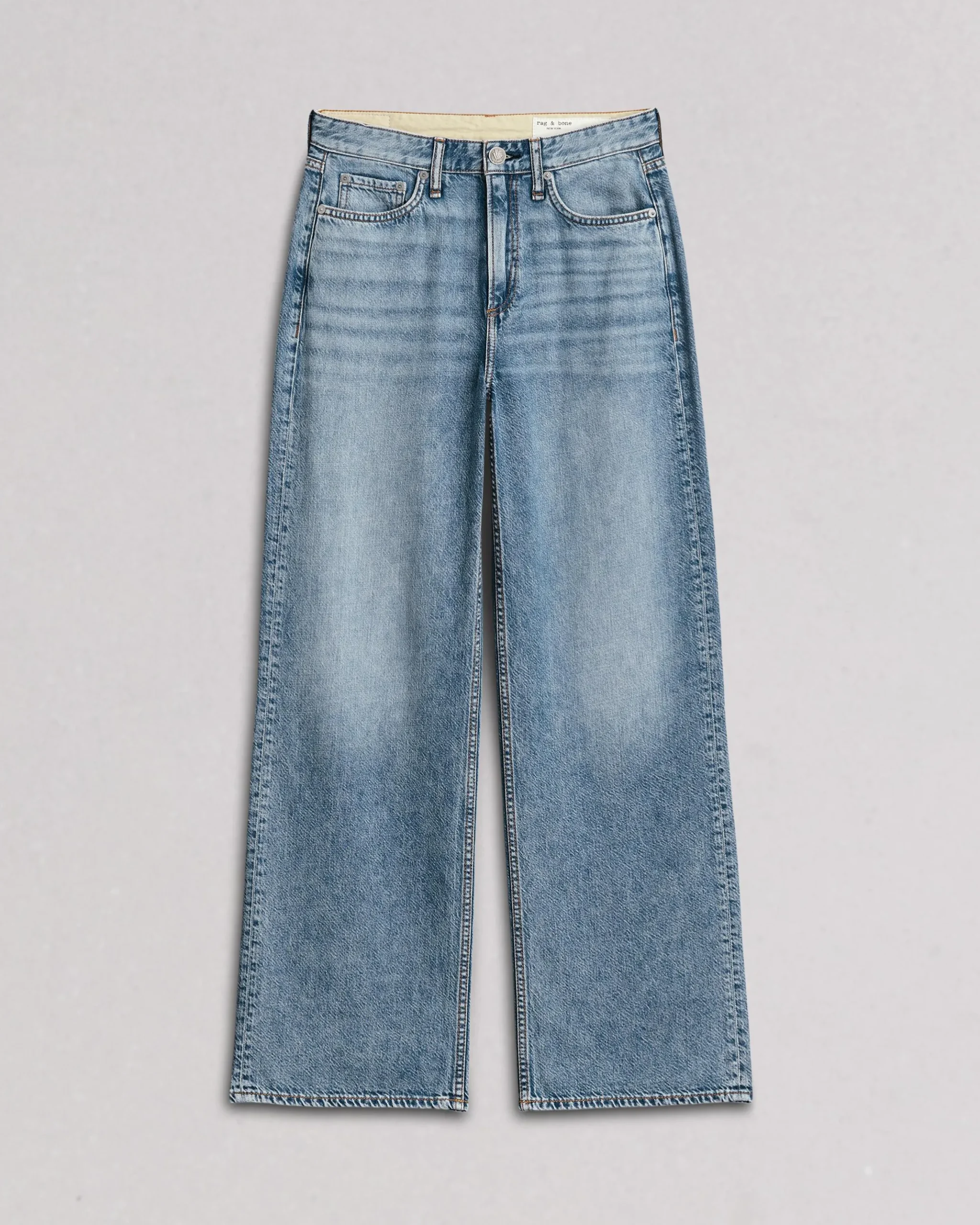 rag & bone Featherweight Logan Wide-Leg Jean Audrey Best Sale