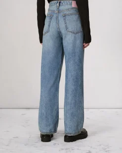rag & bone Featherweight Logan Wide-Leg Jean Audrey Best Sale