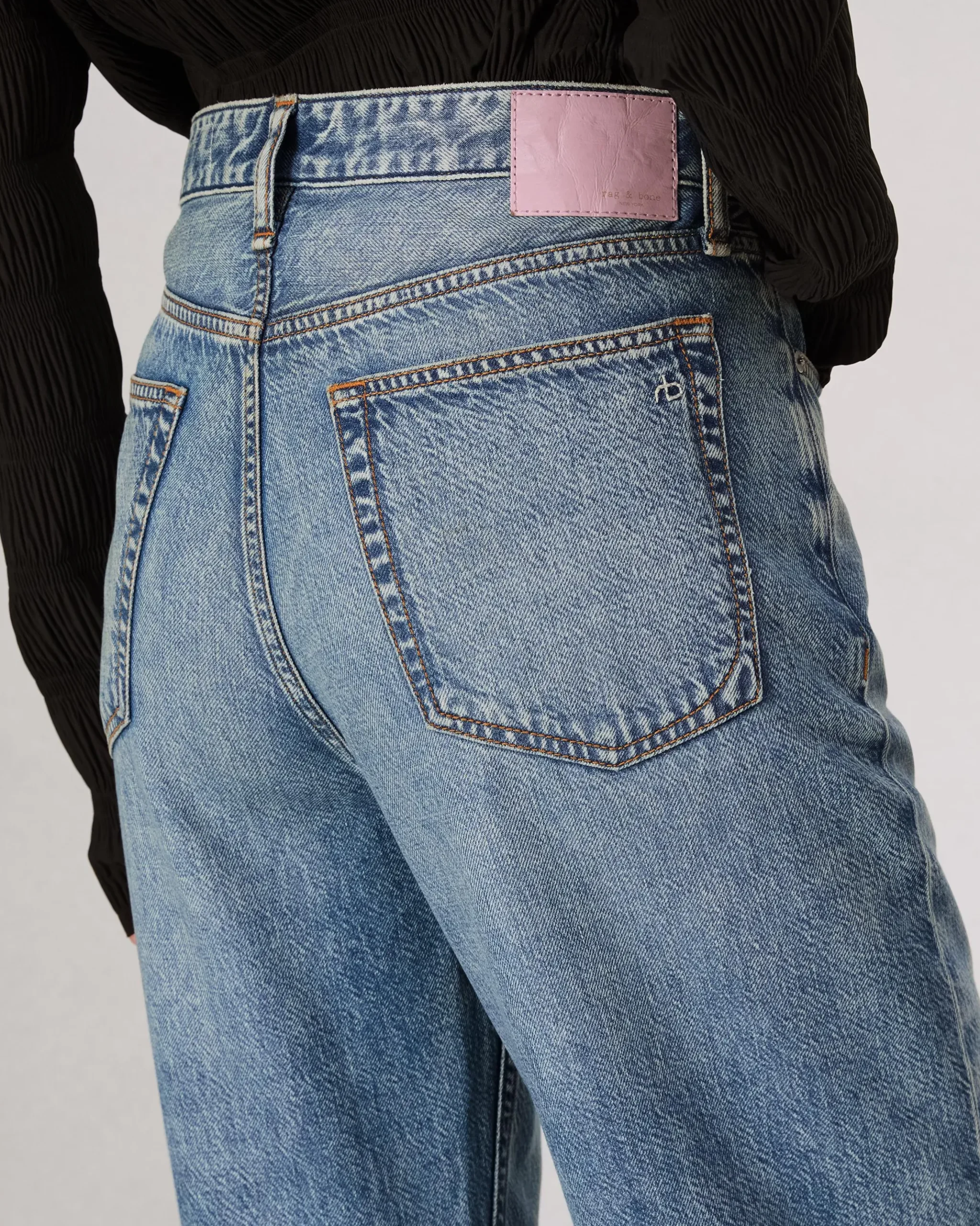 rag & bone Featherweight Logan Wide-Leg Jean Audrey Best Sale