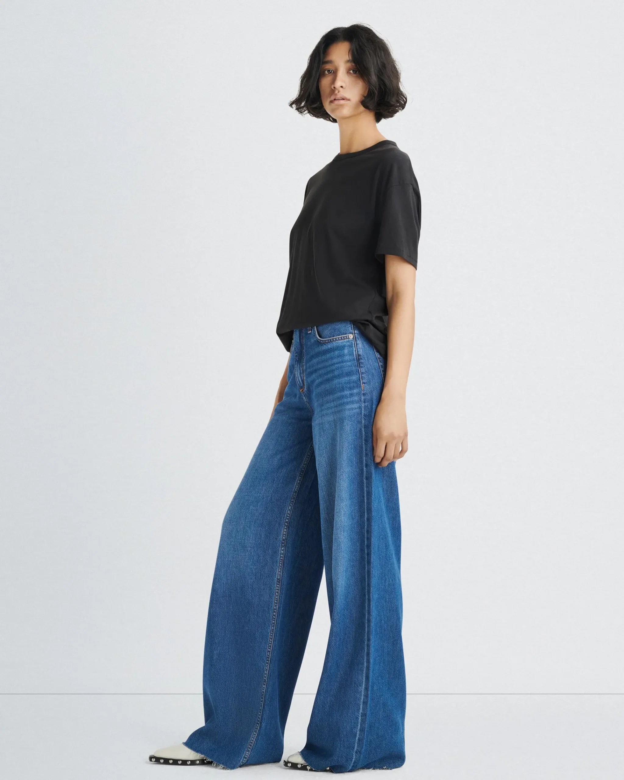 rag & bone Featherweight Sofie Wide-Leg Jean Otto Outlet