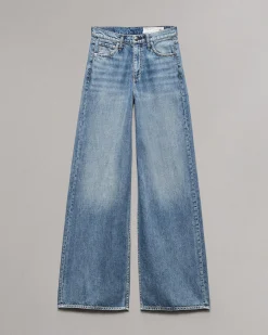 rag & bone Featherweight Wide-Leg Sofie Jean Beverly Fashion