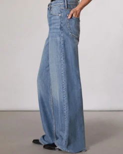 rag & bone Featherweight Wide-Leg Sofie Jean Beverly Fashion