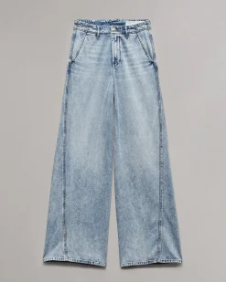 rag & bone Featherweight Wide-Leg Sofie Jean Annie Fashion