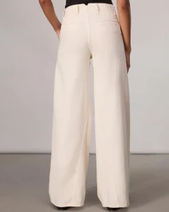 rag & bone Featherweight Wide-Leg Sofie Jean Ecru Fashion