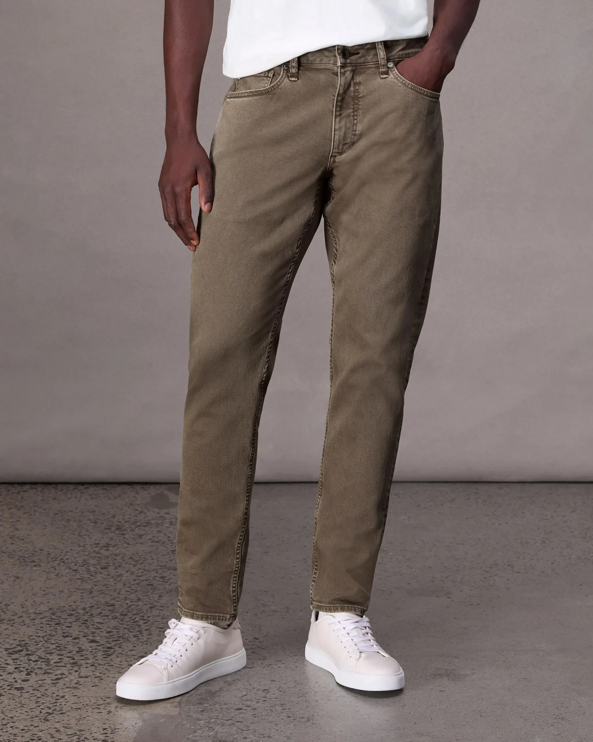 rag & bone Fit 3 Athletic Fit Jean Ash Brown Discount
