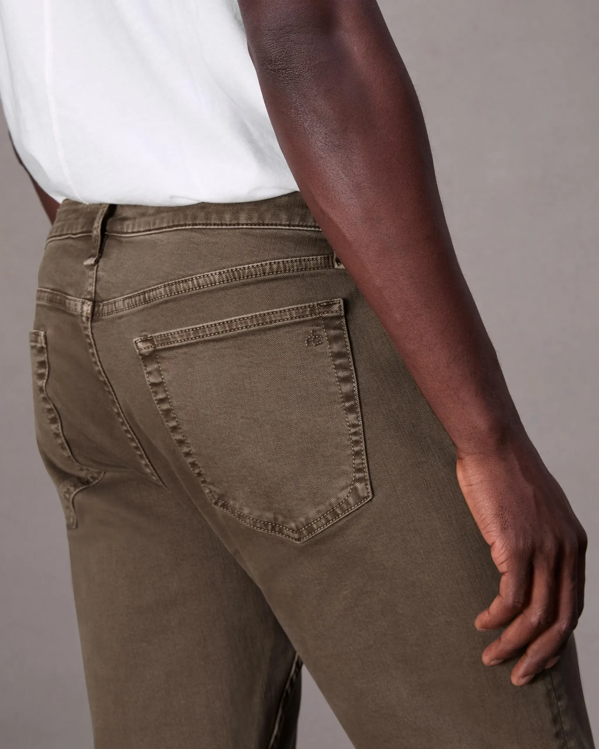 rag & bone Fit 3 Athletic Fit Jean Ash Brown Discount