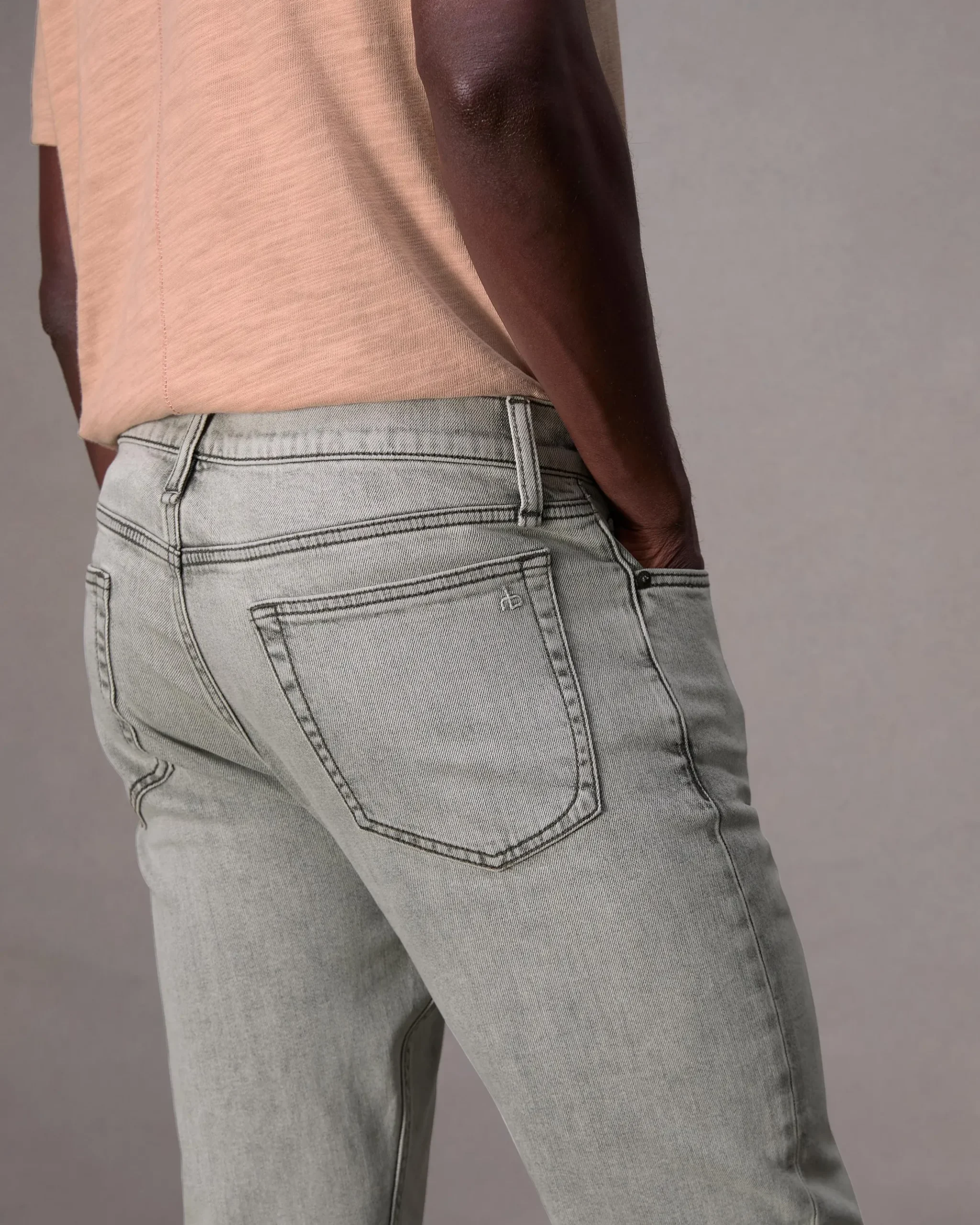 rag & bone Fit 3 Athletic Fit Jean Washed Grey Outlet