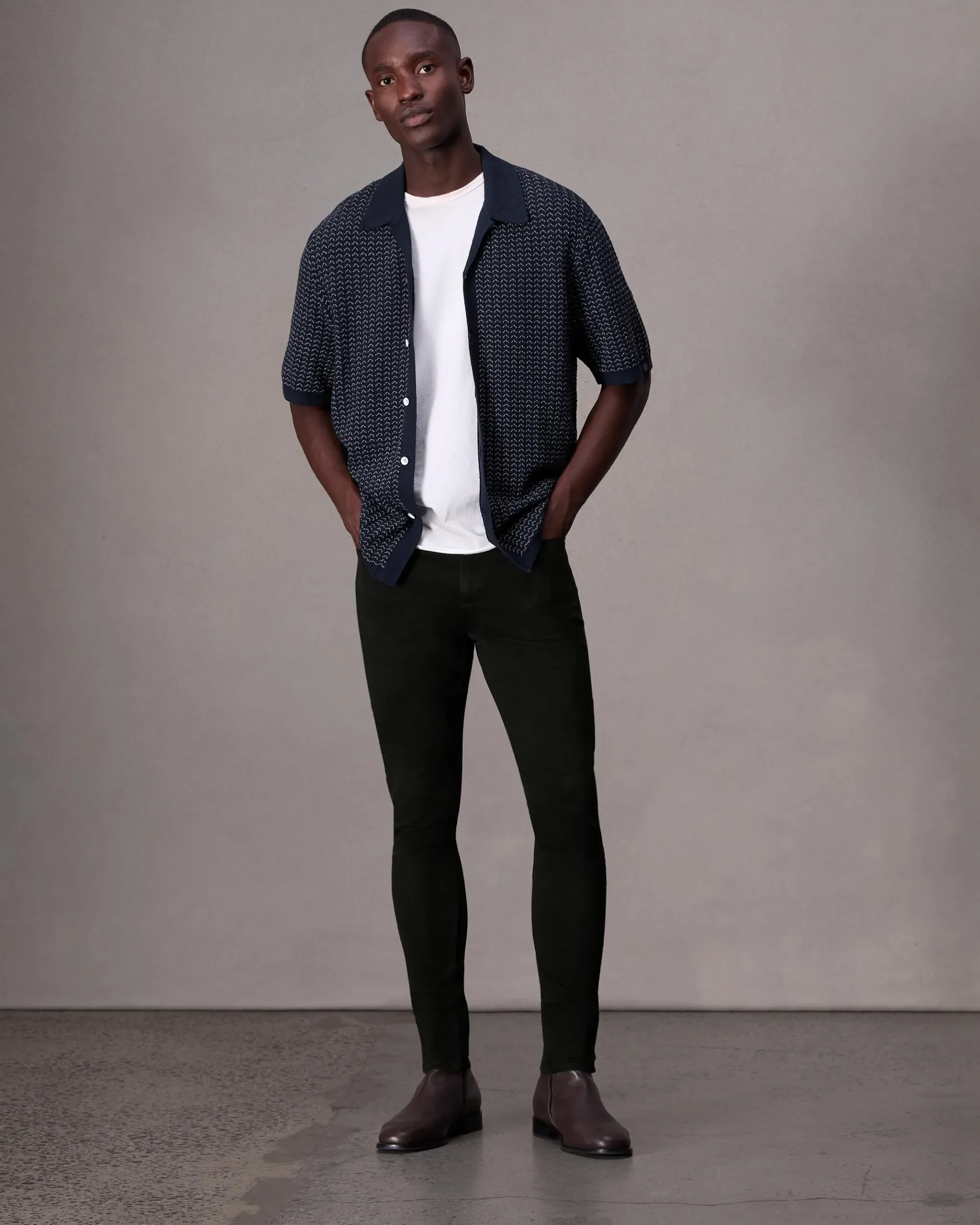 rag & bone Fit 1 Skinny Fit Jean Black Store