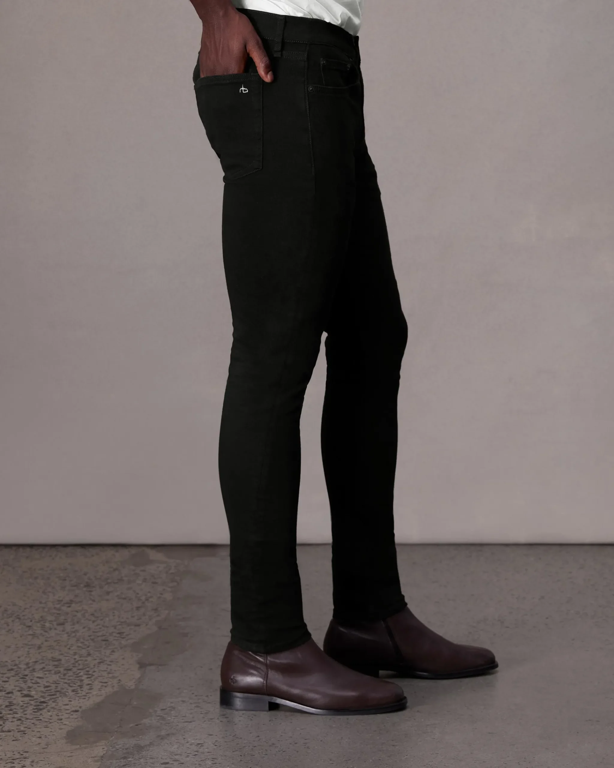 rag & bone Fit 1 Skinny Fit Jean Black Store
