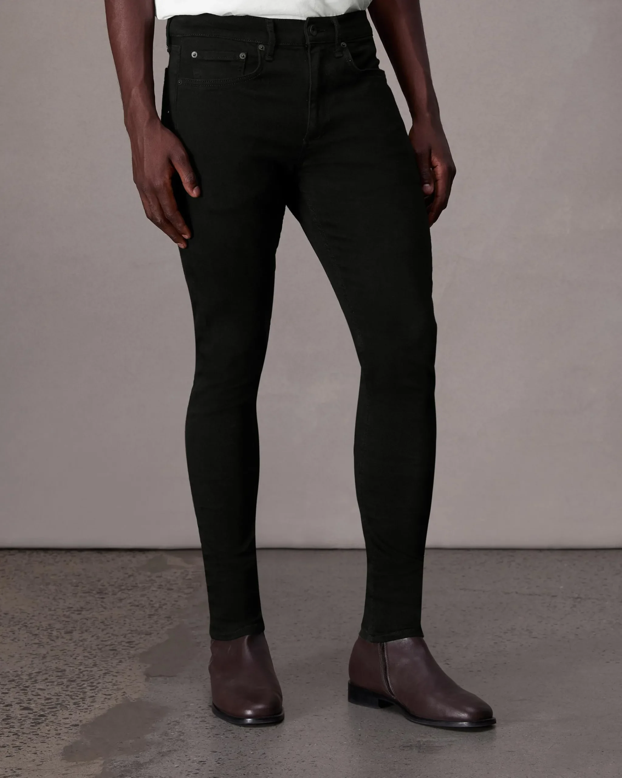 rag & bone Fit 1 Skinny Fit Jean Black Store