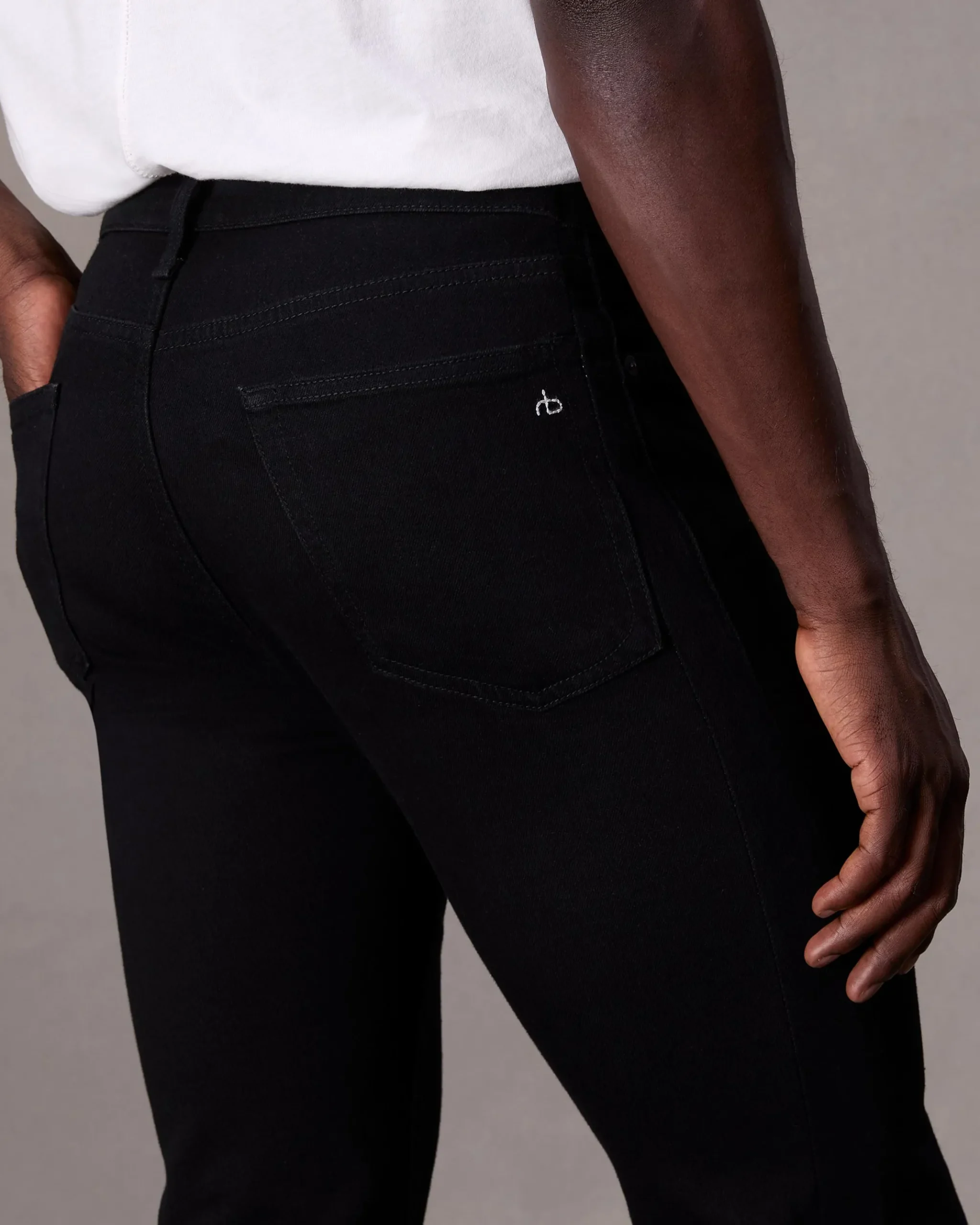 rag & bone Fit 2 Slim Fit Jean Black Clearance