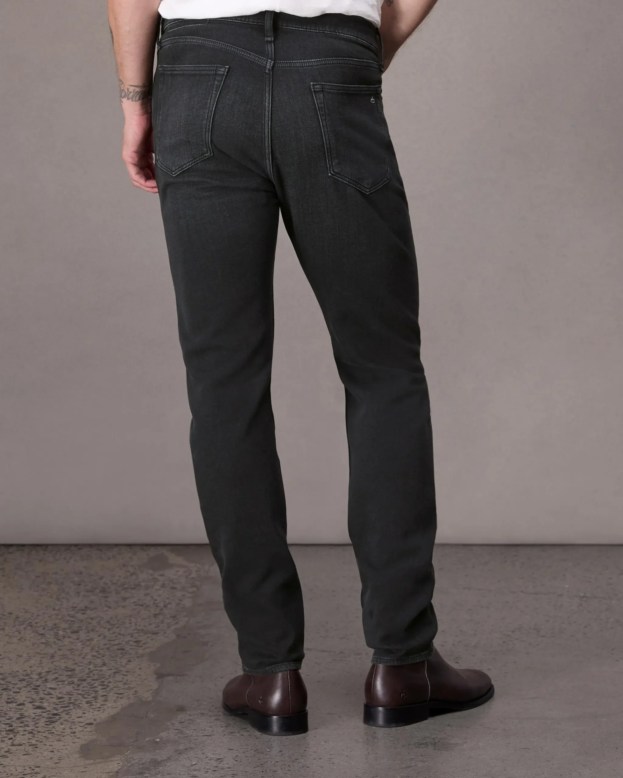 rag & bone Fit 2 Slim Fit Jean Washed Black Cheap