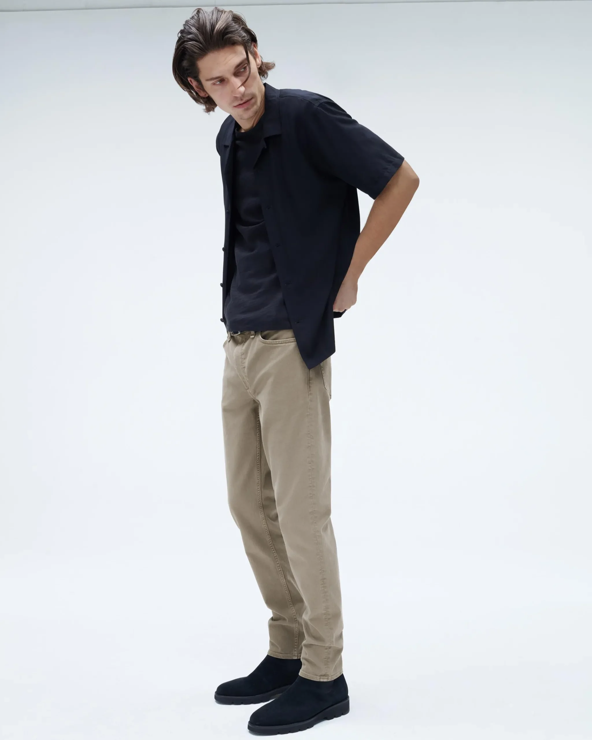 rag & bone Fit 2 Slim Fit Jean Dark Taupe Hot