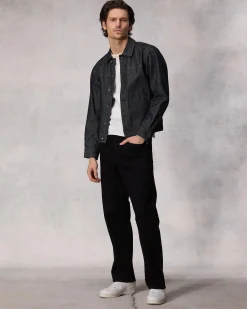 rag & bone Fit 4 Straight Fit Jean Black New