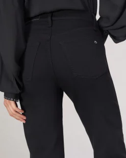 rag & bone Flexi Harlow Straight Jean Black Sale