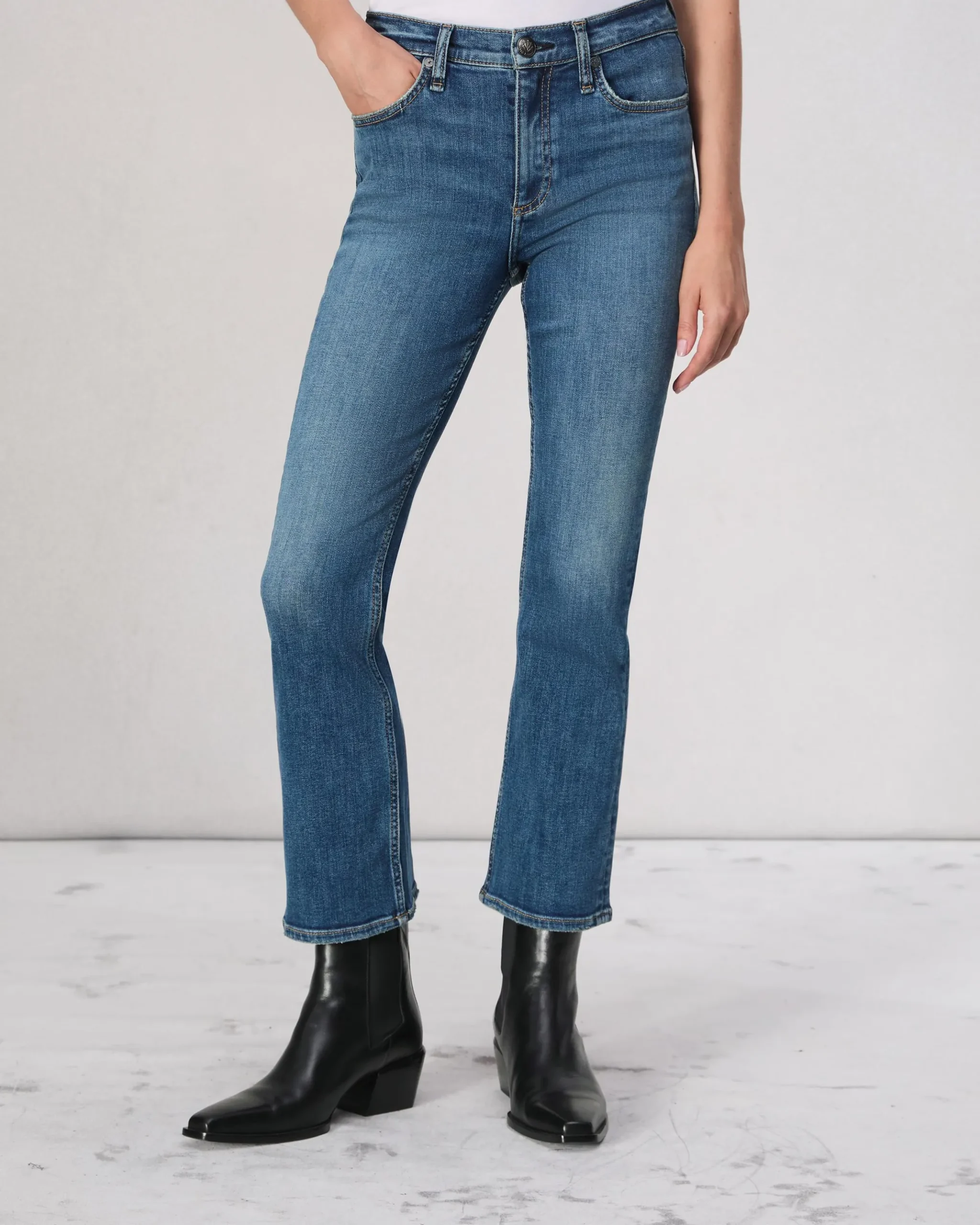 rag & bone Flexi Peyton Ankle Bootcut Jean Willow Best Sale