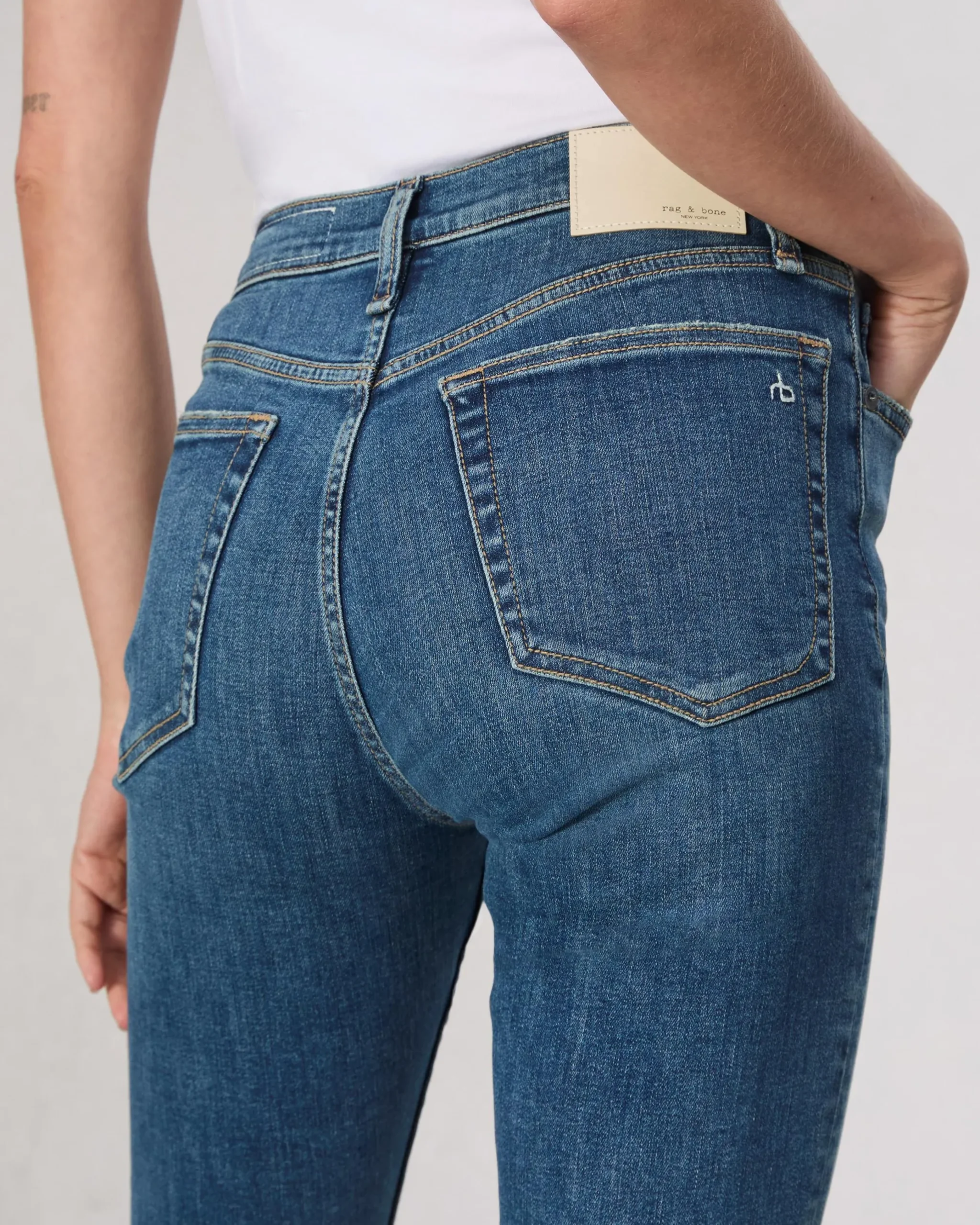 rag & bone Flexi Peyton Ankle Bootcut Jean Willow Best Sale