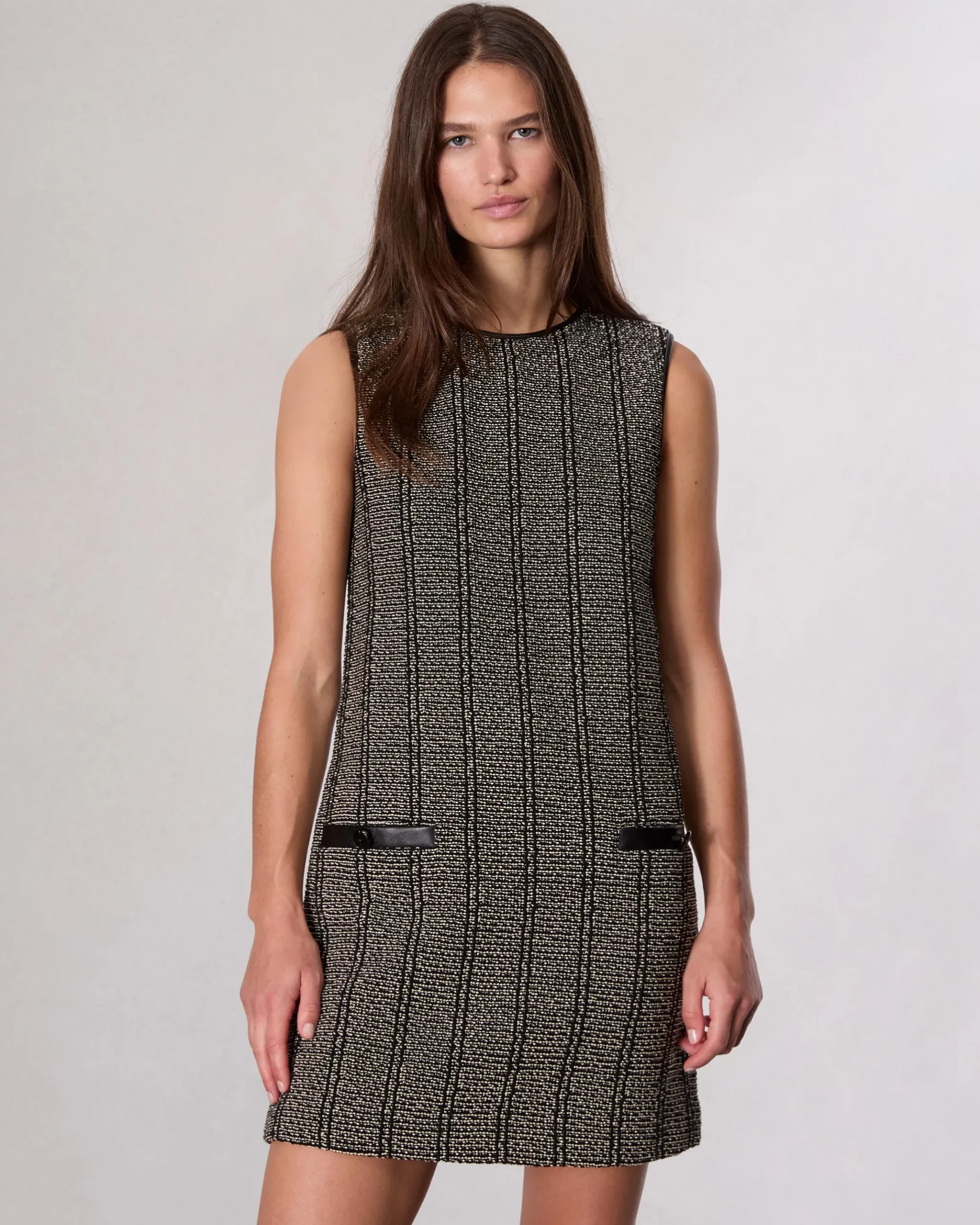 rag & bone Frances Tweed Mini Dress Black Multi Outlet