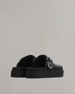 rag & bone Geo Platform Mules Black New