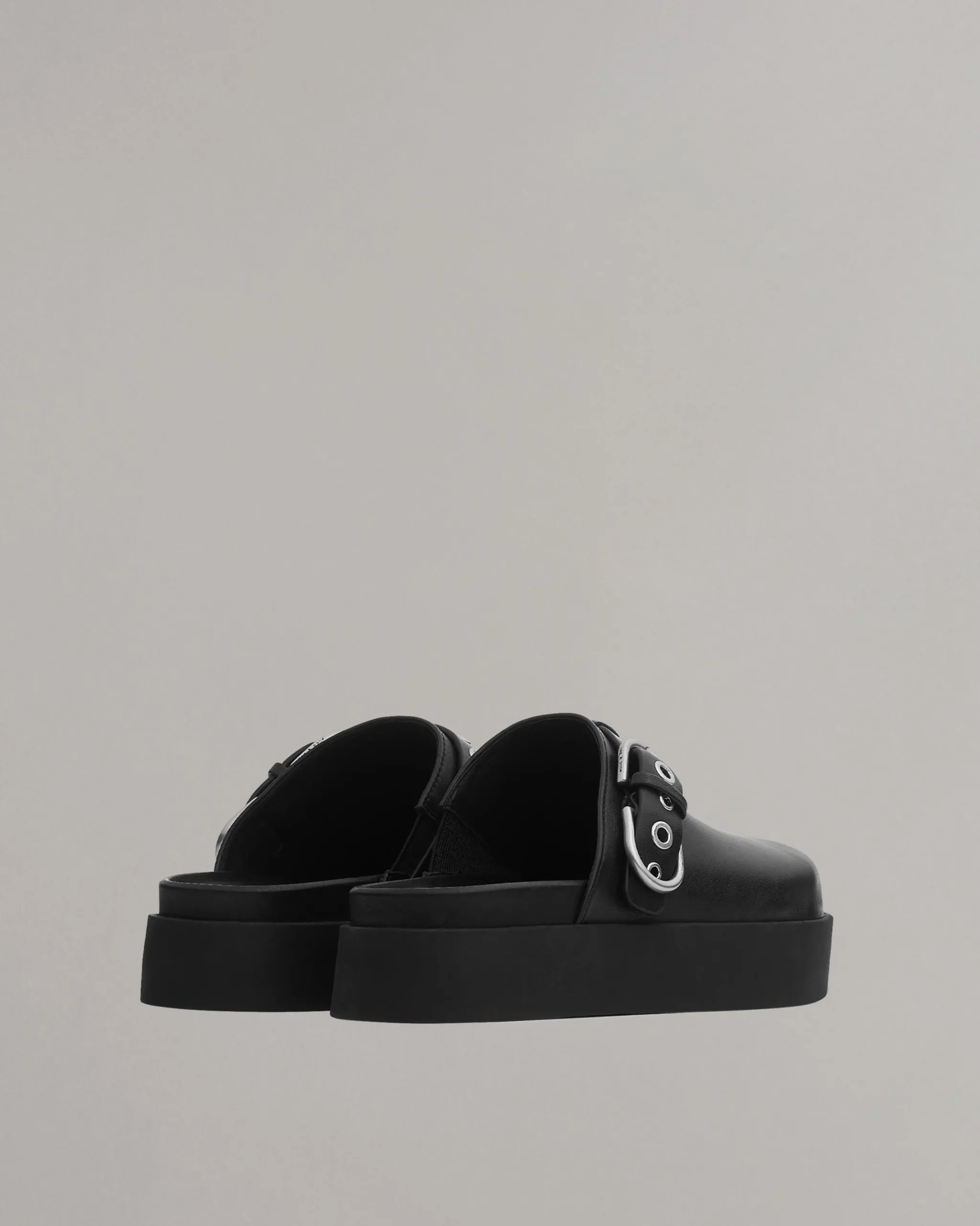 rag & bone Geo Platform Mules Black New