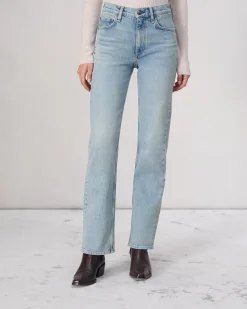 rag & bone Harlow Full Length Straight Jean Bloomfield Clearance