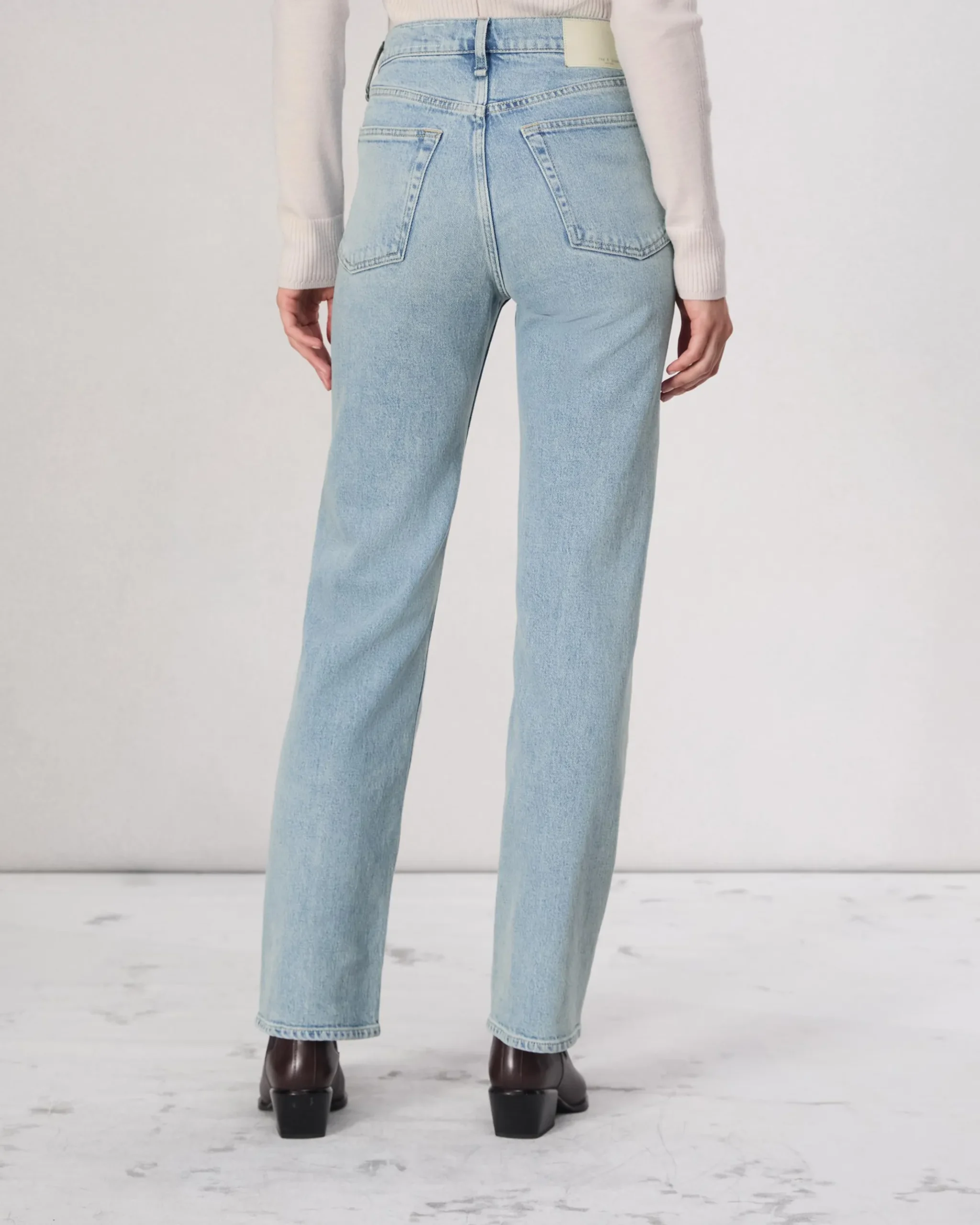 rag & bone Harlow Full Length Straight Jean Bloomfield Clearance