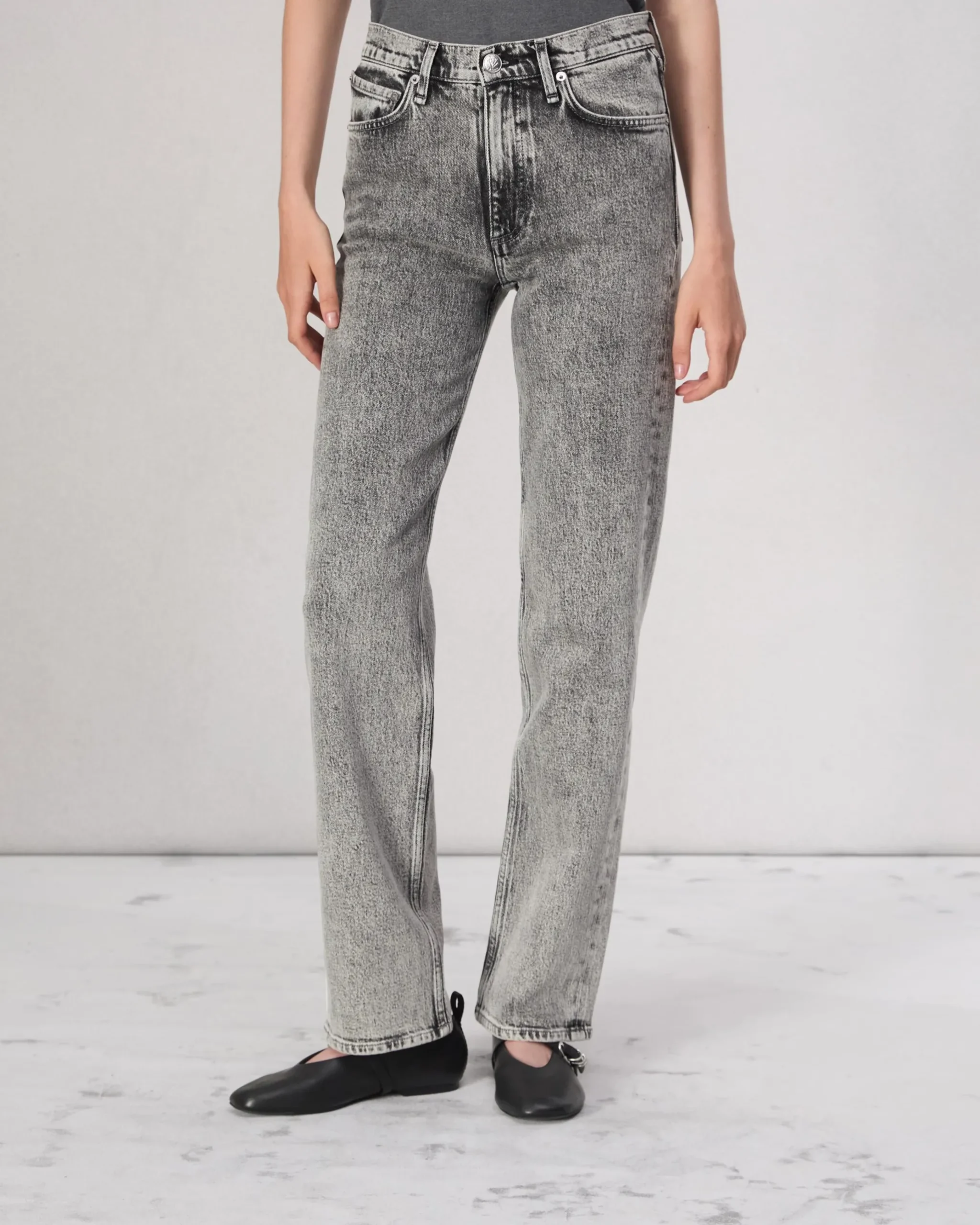 rag & bone Harlow Straight Jean Hudson Clearance