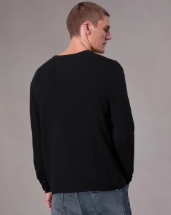 rag & bone Harvey Crew Black/Black Discount