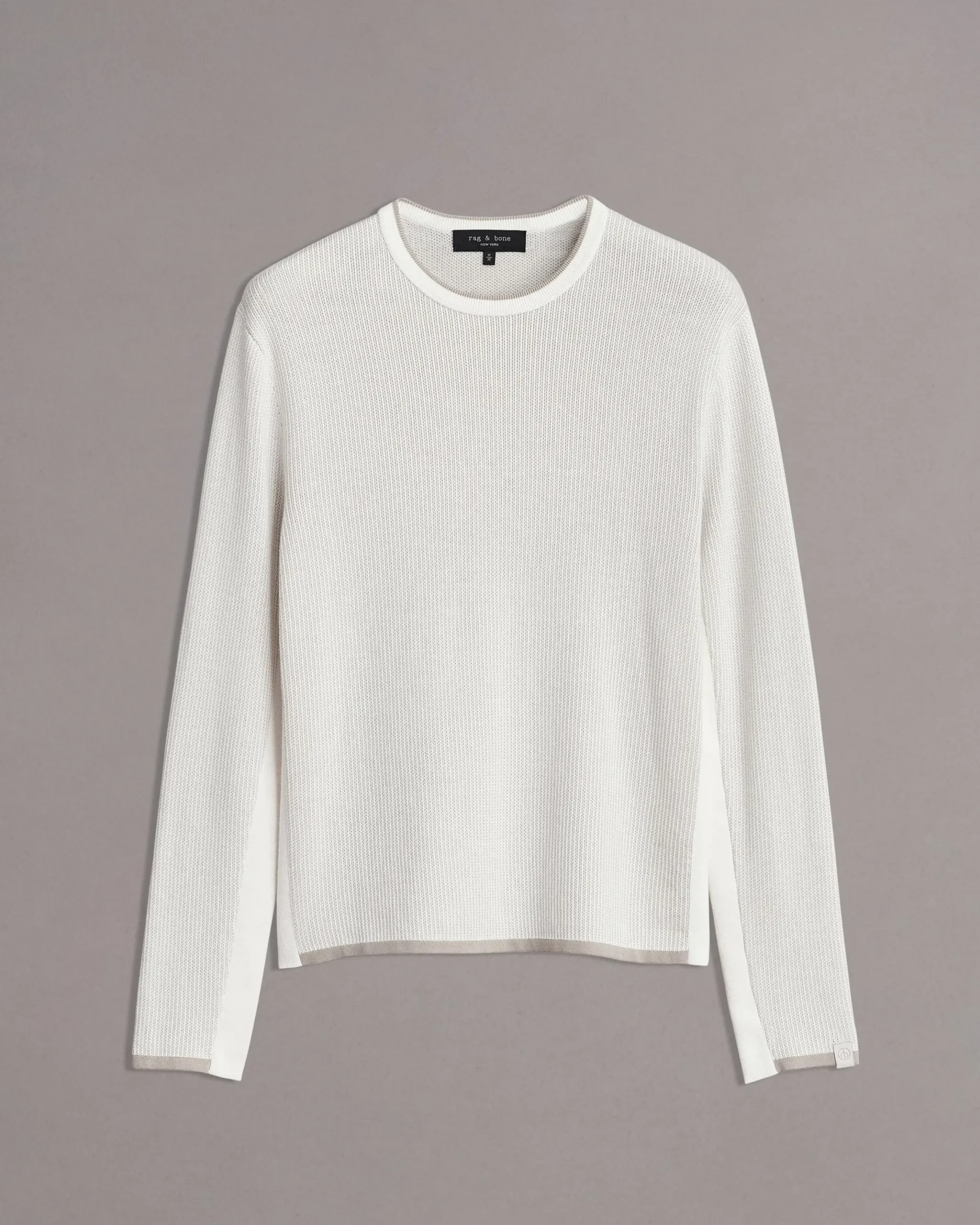 rag & bone Harvey Crew Ivory Clearance