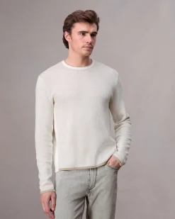 rag & bone Harvey Crew Ivory Clearance
