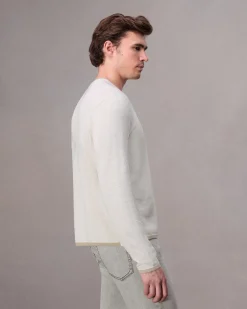 rag & bone Harvey Crew Ivory Clearance