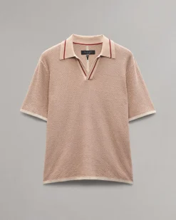 rag & bone Harvey Jonny Collar Polo Desert New