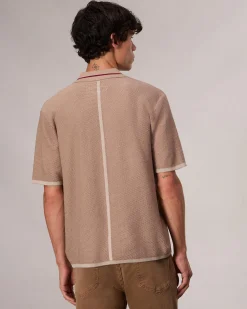 rag & bone Harvey Jonny Collar Polo Desert New