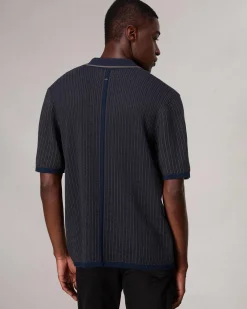 rag & bone Harvey Knit Camp Shirt Salute Online