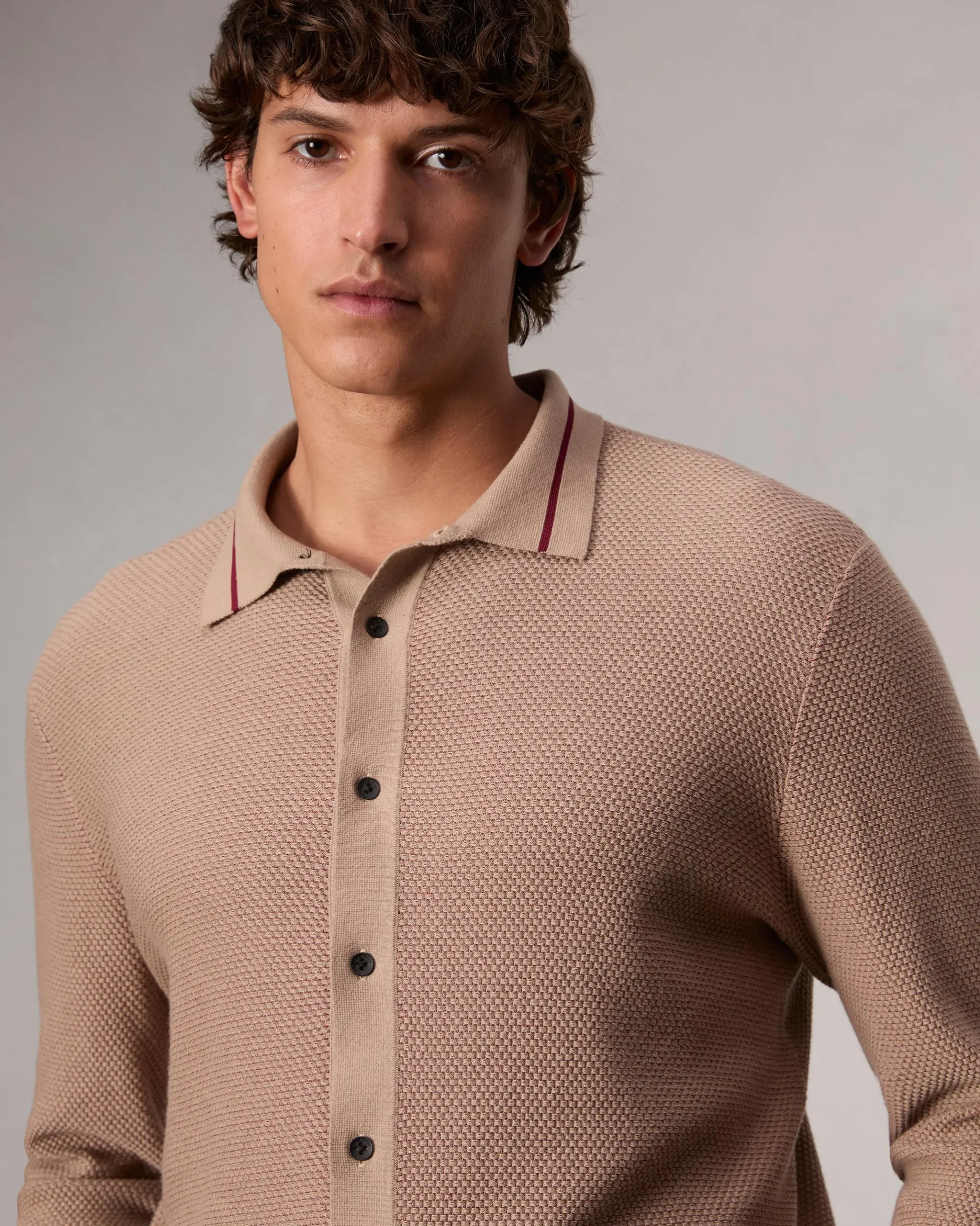 rag & bone Harvey Knit Shirt Desert Online