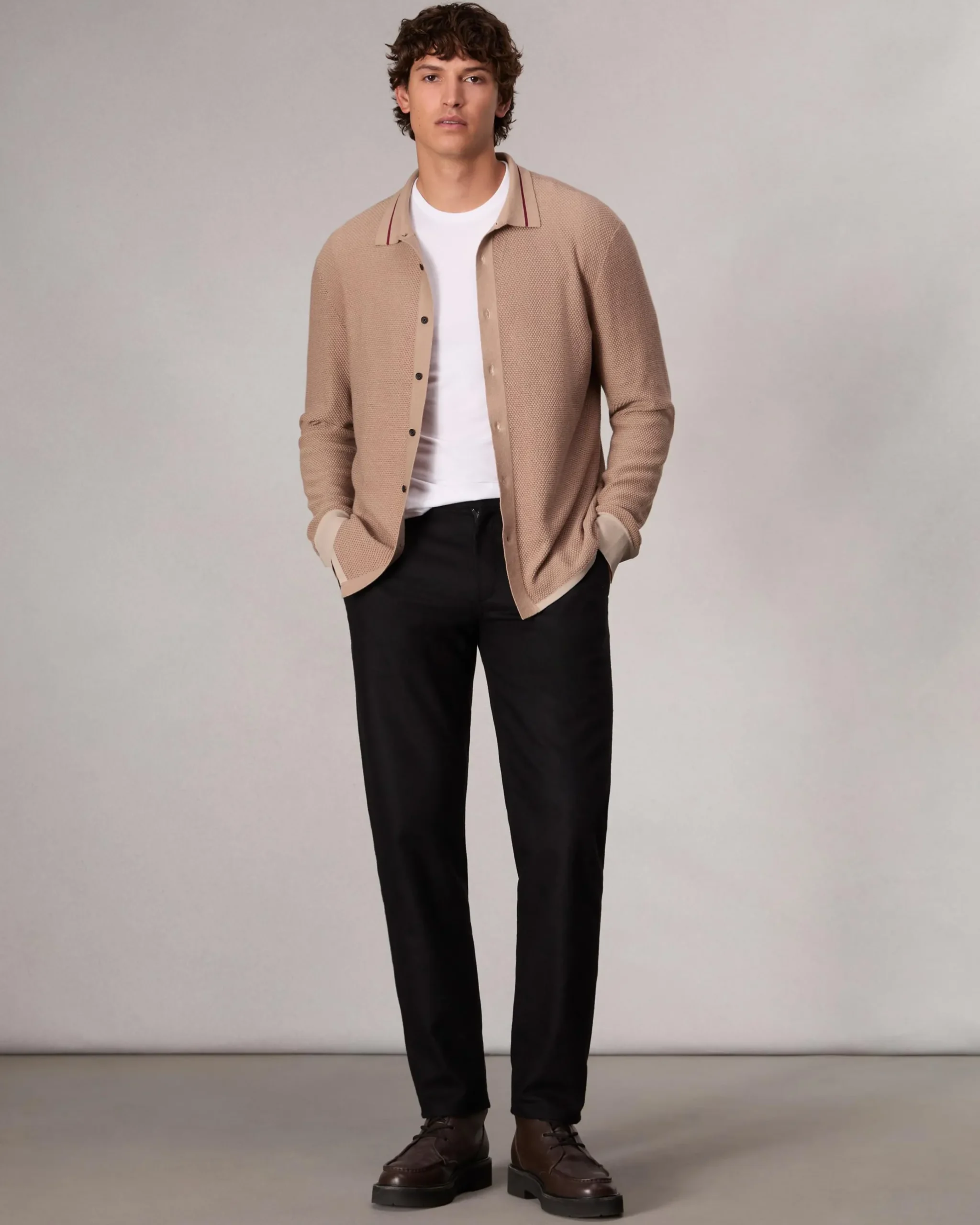 rag & bone Harvey Knit Shirt Desert Online
