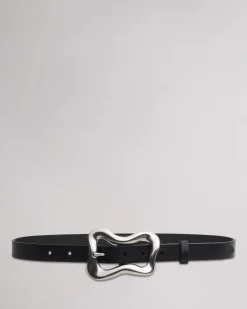 rag & bone Highline Leather Belt Black Fashion