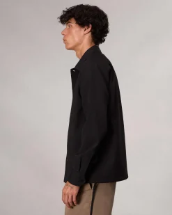 rag & bone Hyde Striped Shirt Jacket Black Pinstripe Hot