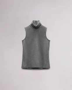 rag & bone Irina Turtleneck Tank Charcoal Fashion