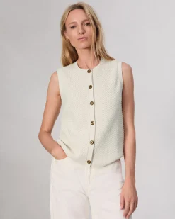 rag & bone Jax Wool Cardigan Turtledove Flash Sale