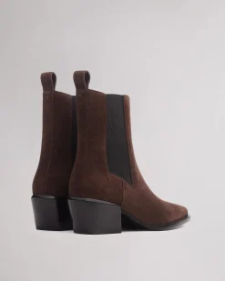 rag & bone Joni Chelsea Boot Dark Espresso Suede Flash Sale