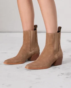rag & bone Joni Chelsea Boot Camel Suede Hot