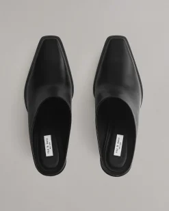 rag & bone Joni Leather Mule Black New