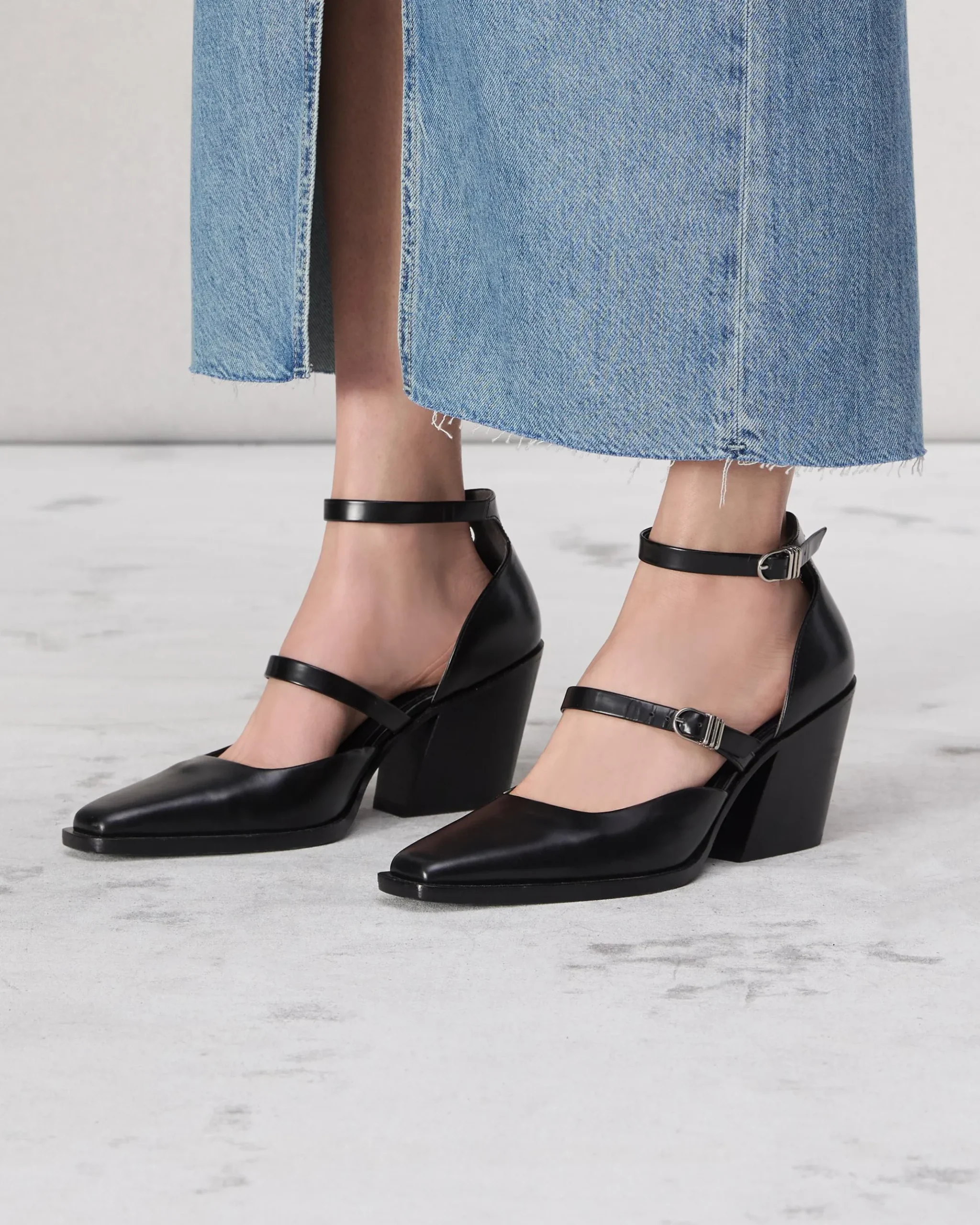 rag & bone Joni Mary Jane Shoes Black Fashion