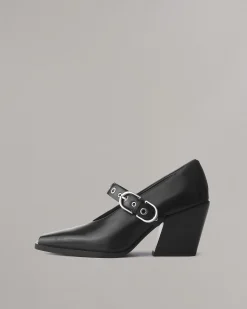rag & bone Joni Mary Jane Shoes Black New