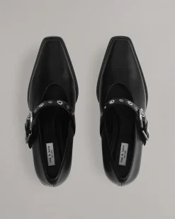 rag & bone Joni Mary Jane Shoes Black New