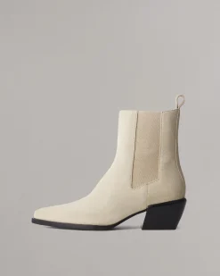 rag & bone Joni Suede Chelsea Boot Light Sand Suede Store
