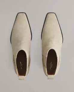 rag & bone Joni Suede Chelsea Boot Light Sand Suede Store