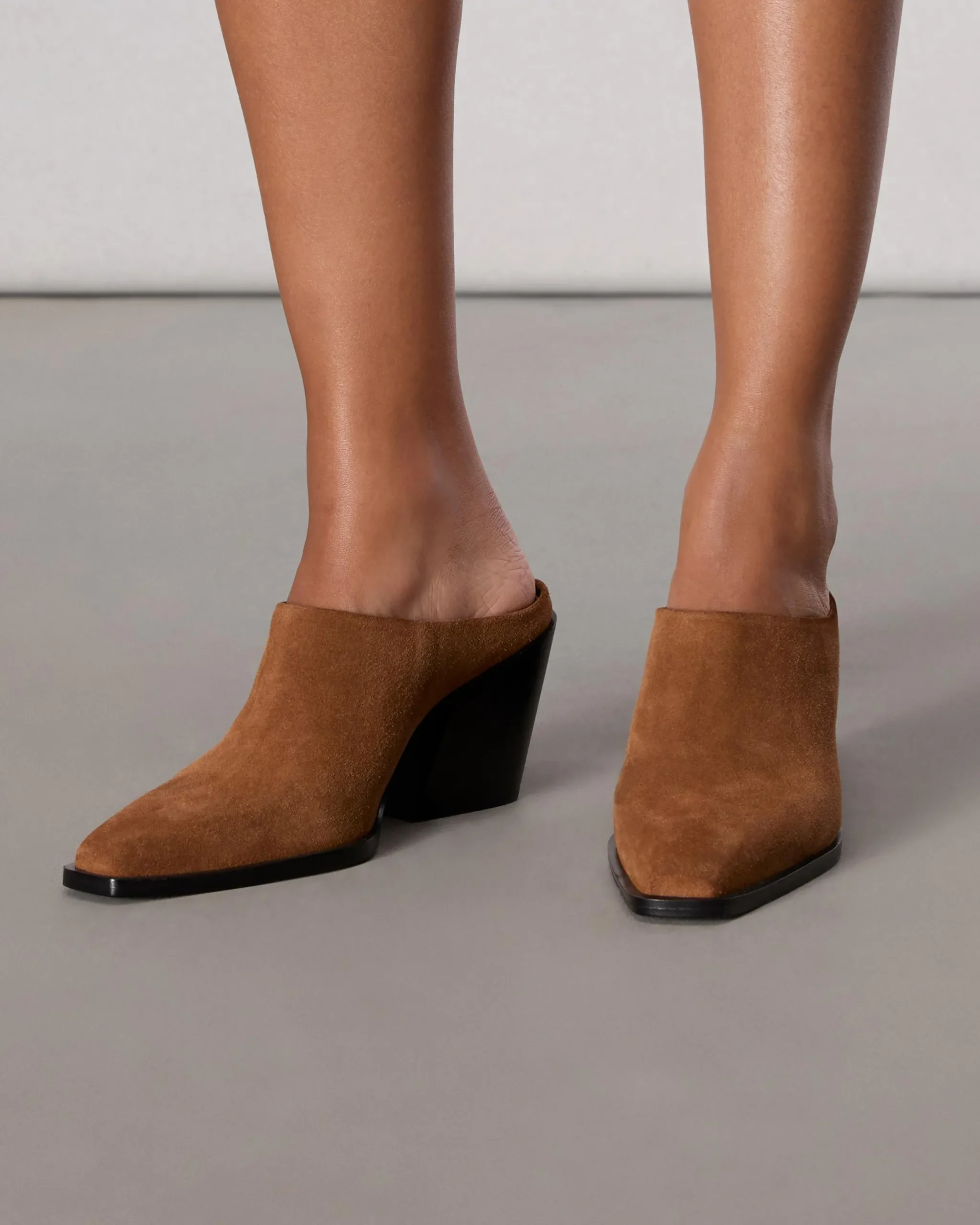 rag & bone Joni Suede Mule Brownwood Suede Cheap