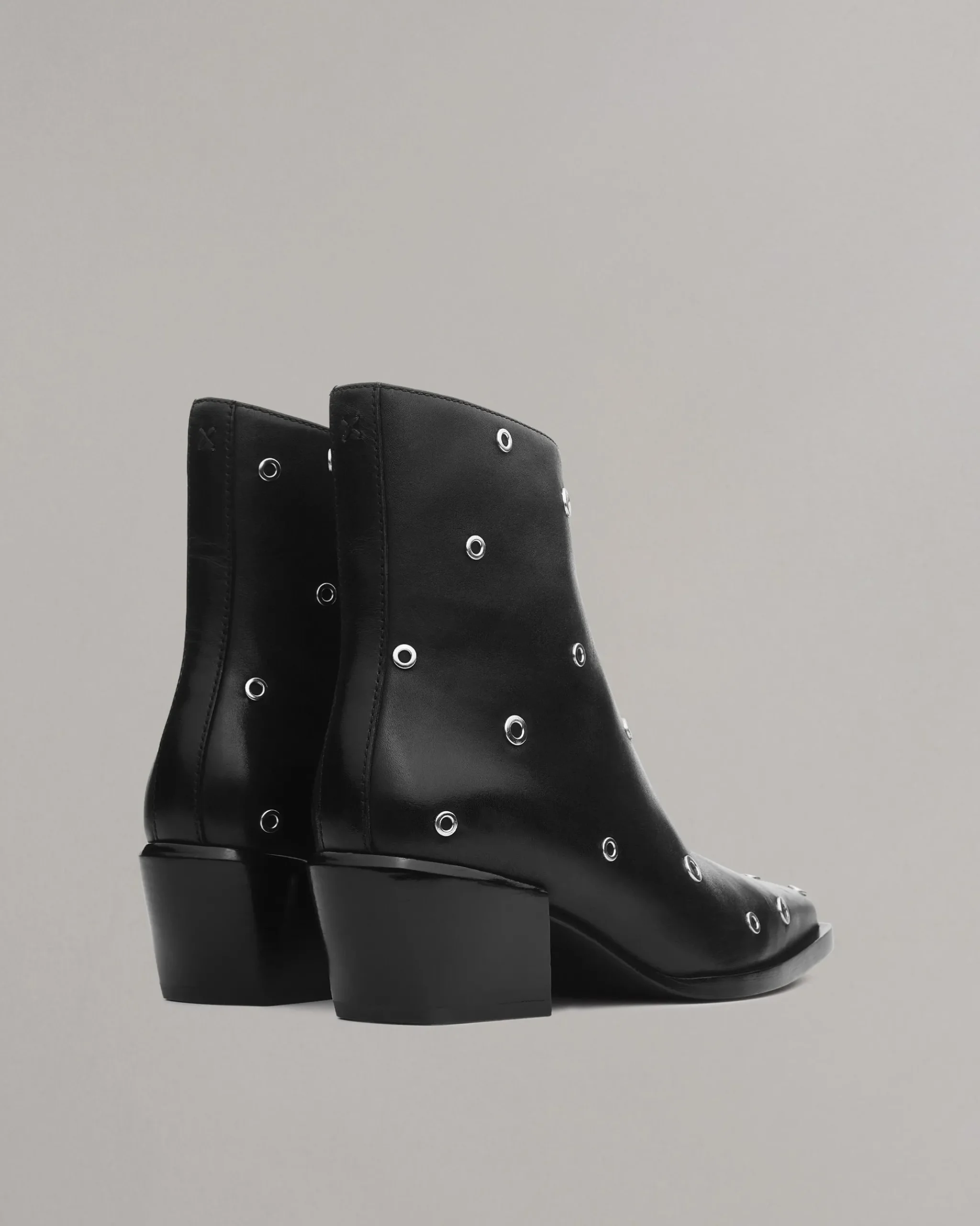 rag & bone Joni Zip Leather Boot Black Outlet